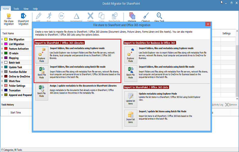 Dockit Migrator for SharePoint / Office 365