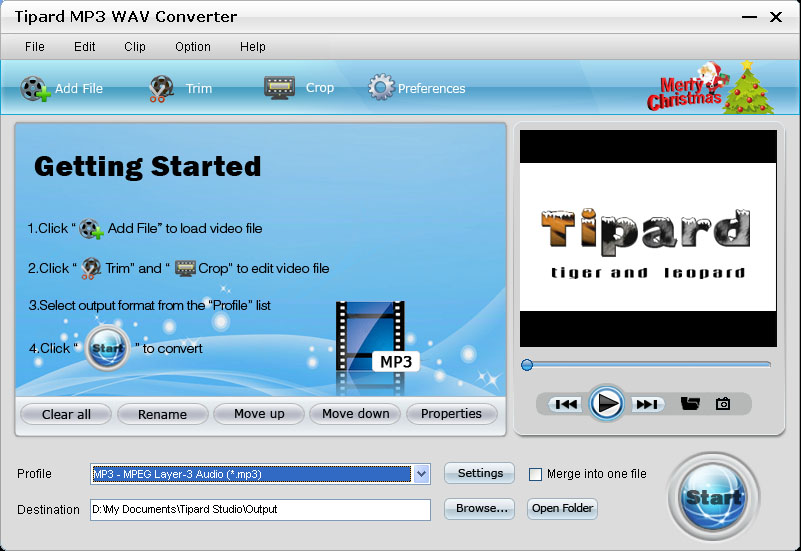 Tipard MP3 WAV Converter