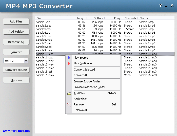 HooTech MP4 MP3 Converter