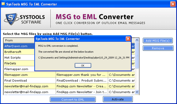 MSG to EML Converter