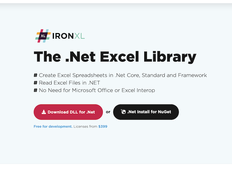 Excel .Net Library