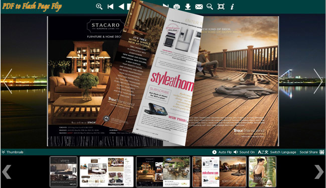 Night Templates for PDF to Flash Page Flip