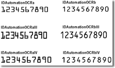 OCR Font Advantage Package