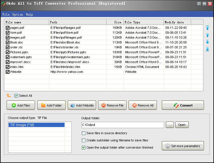 Okdo All to Tiff Converter Professional