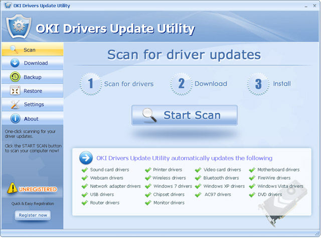 OKI Drivers Update Utility