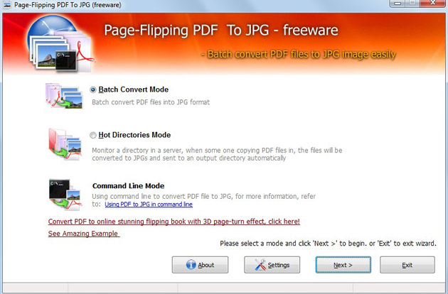 Free Page-Flipping PDF to JPG