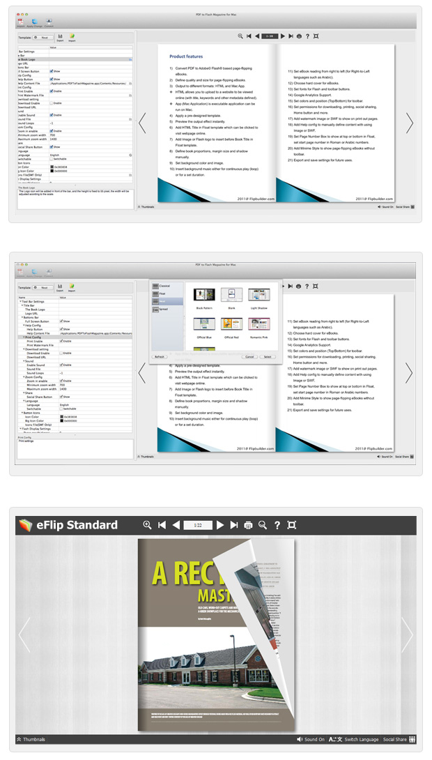 PageFlip PDF to Flash for Mac