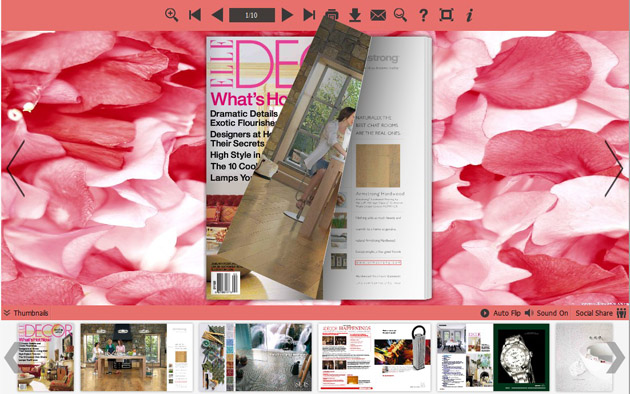 Flash Magazine Themes for Petal Style