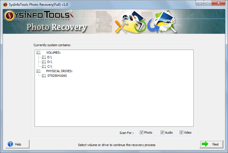 SysinfoTools Photo Recovery