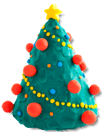 Plasticine Christmas Tree