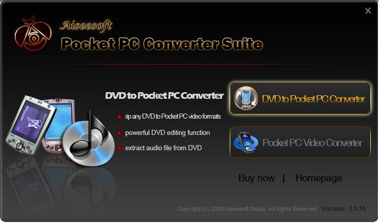 Aiseesoft Pocket PC Converter Suite