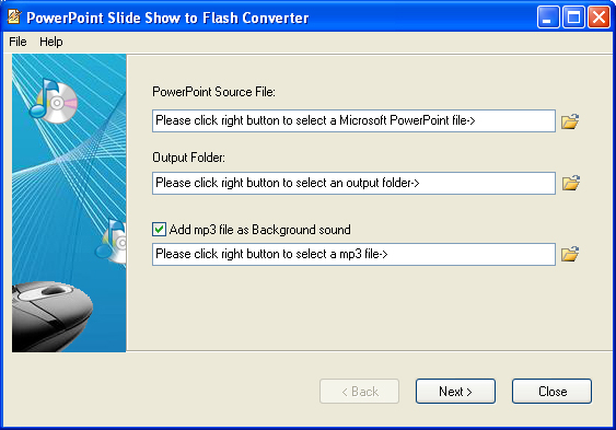 PowerPoint Slide Show to Flash Converter