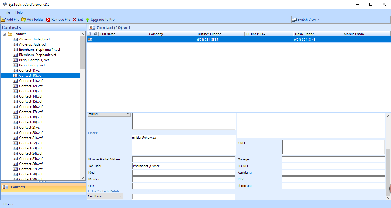 VCF File Reader For PC