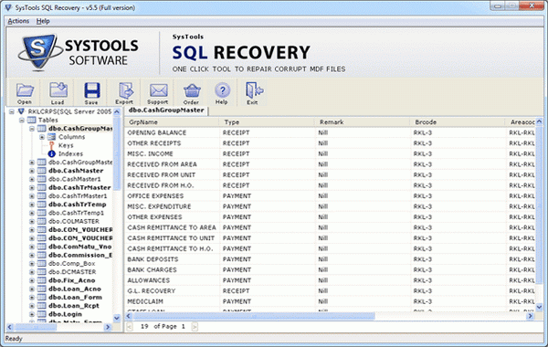 Repair Microsoft Database File