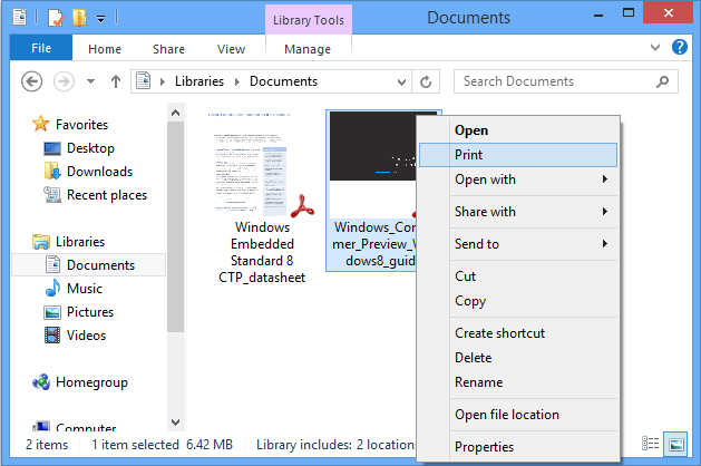 PDF2Printer for Windows 10