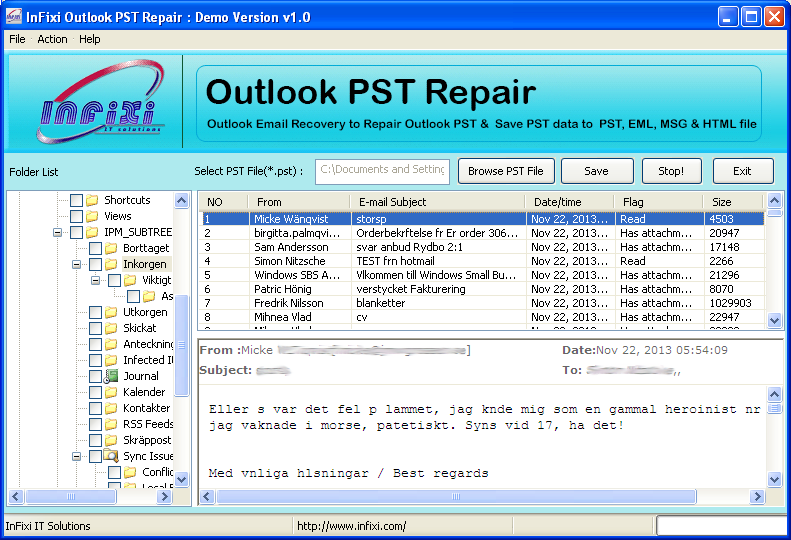 Outlook PST Repair