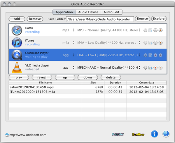 Ondesoft Audio Recorder for Mac