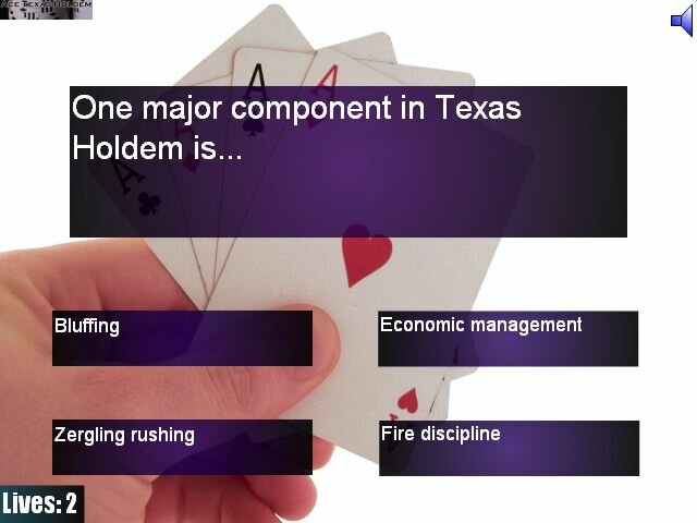 Bluff To Win In Texas Holdem Quiz