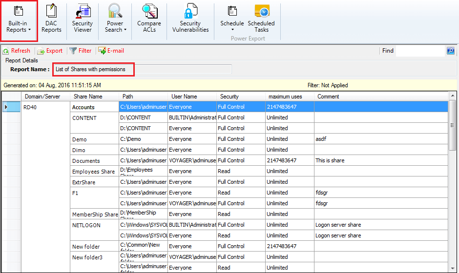 NTFS Security Auditor