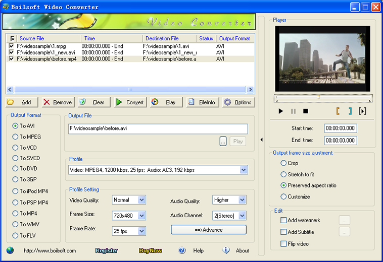 Boilsoft AVCHD Converter