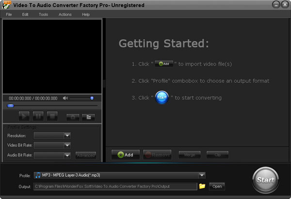 Video to Audio Converter Factory Pro