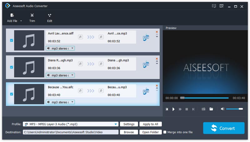 Aiseesoft Audio Converter