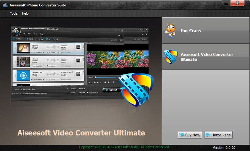 Aiseesoft iPhone Converter Suite