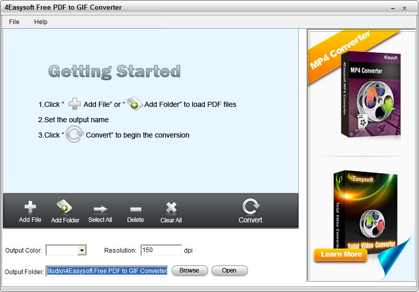 4Easysoft Free PDF to GIF Converter