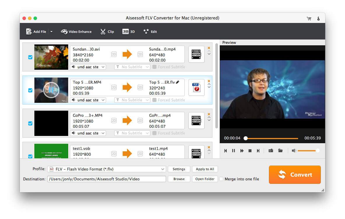 Aiseesoft FLV Converter for Mac