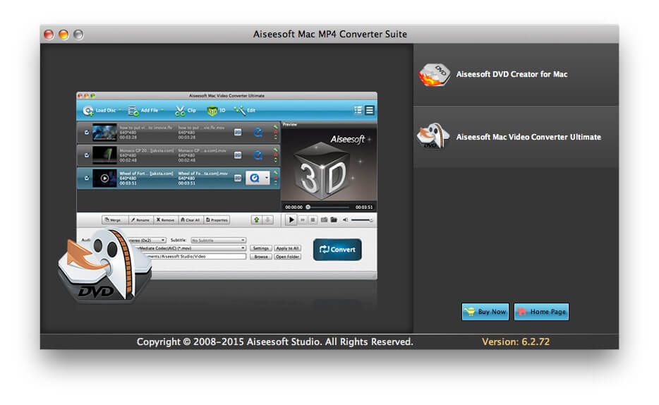 Aiseesoft Mac MP4 Converter Suite