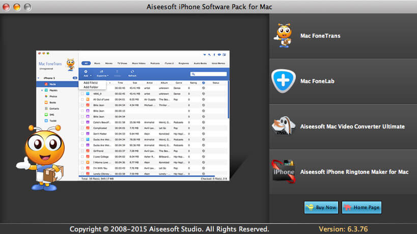 Aiseesoft iPhone Software Pack for Mac