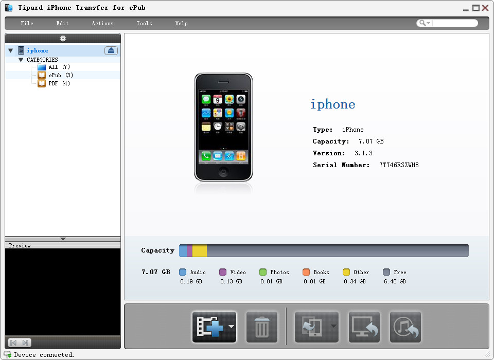 Tipard iPhone Transfer for ePub