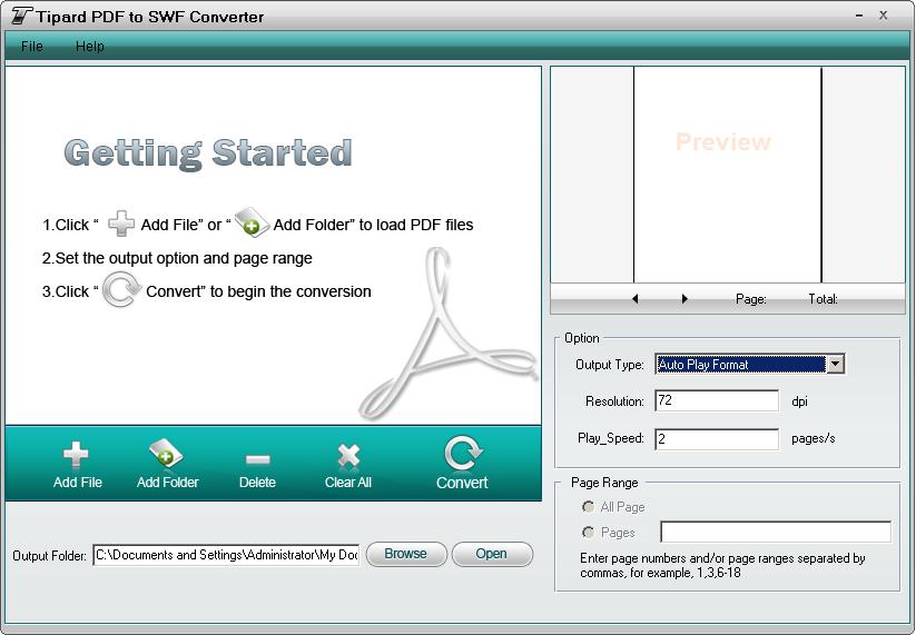 Tipard PDF to SWF Converter