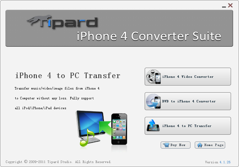 Tipard iPhone 4G Converter Suite