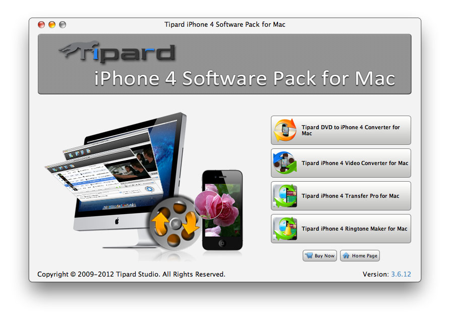 Tipard iPhone 4G Software Pack for Mac