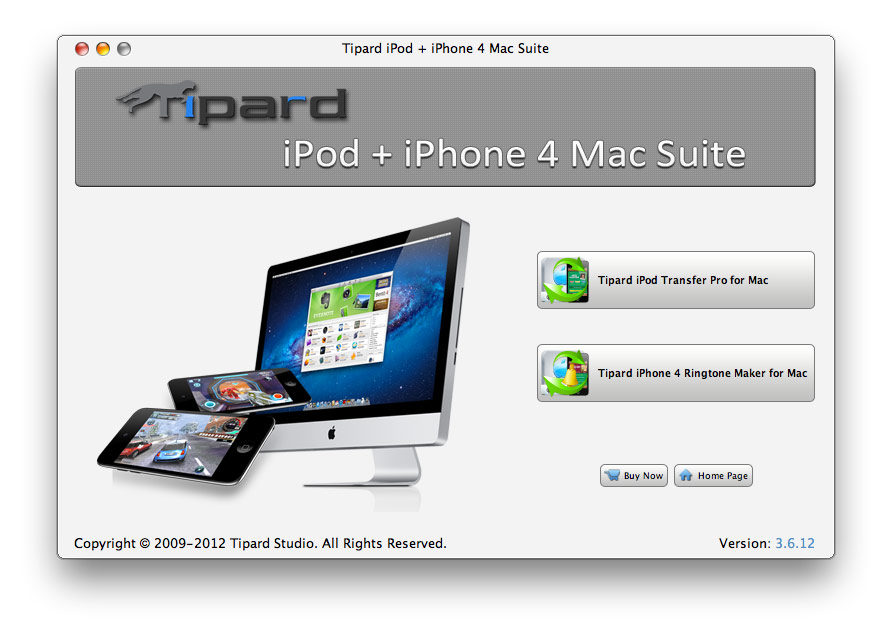 Tipard iPod + iPhone 4G Mac Suite