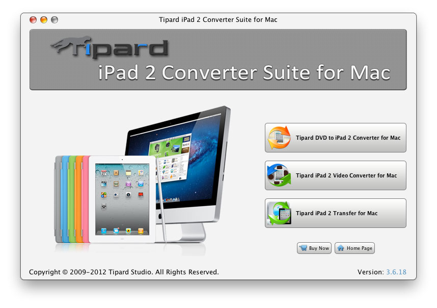 Tipard iPad 2 Converter Suite for Mac