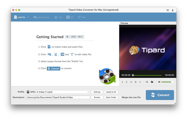 Tipard Mac Video Converter Platinum