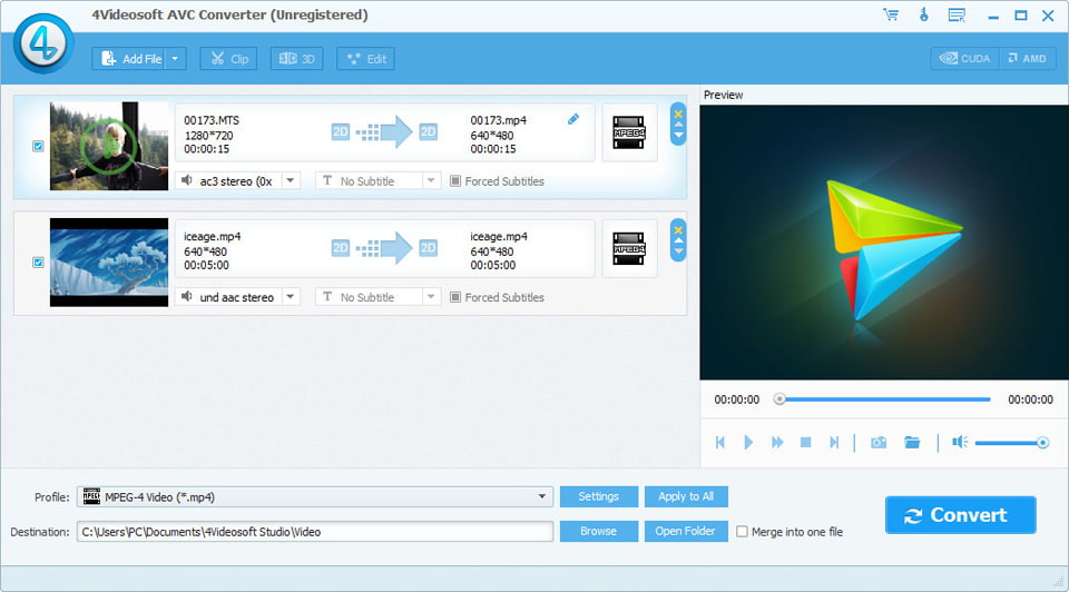 4Videosoft AVC Converter