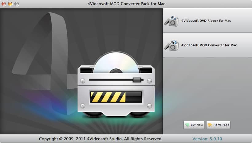 4Videosoft Mod Converter Pack for Mac