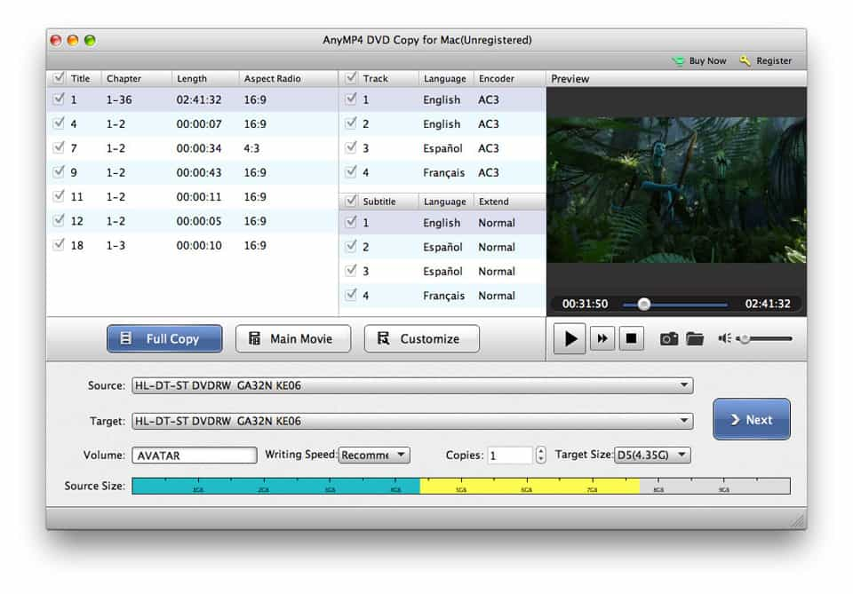 4Videosoft DVD Copy for Mac