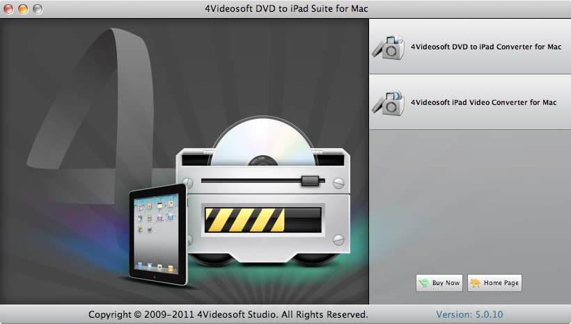 4Videosoft DVD to iPad Suite for Mac