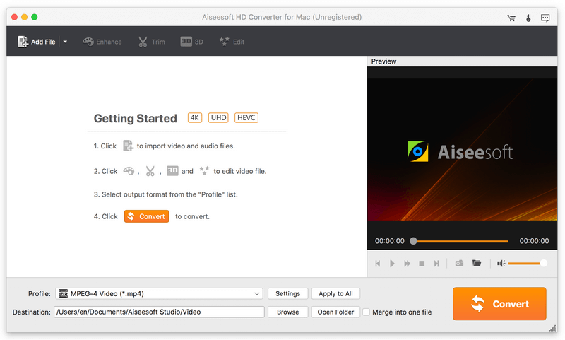 Aiseesoft HD Converter for Mac