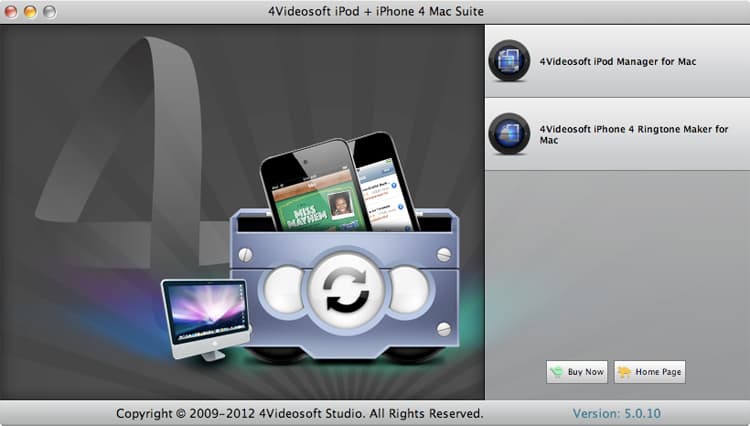 4Videosoft iPod + iPhone 4 Mac Suite