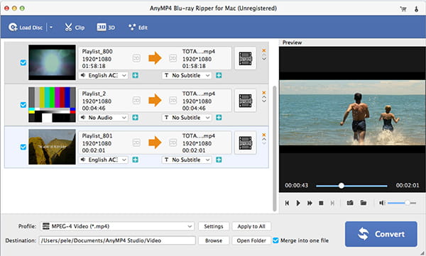 4Videosoft Blu-ray Ripper for Mac