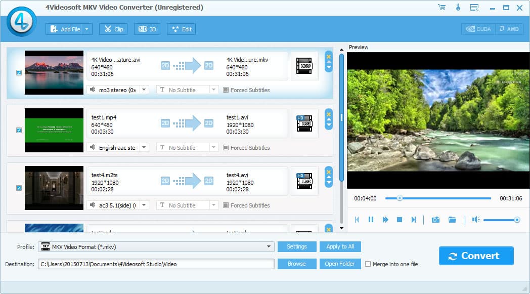 4Videosoft MKV Video Converter