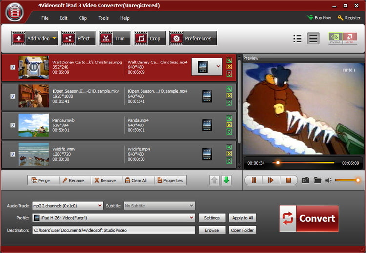 4Videosoft iPad 3 Video Converter