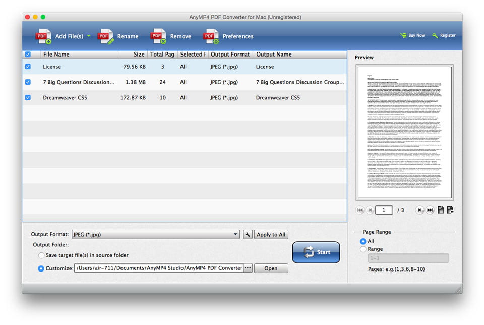 4Videosoft PDF Converter for Mac