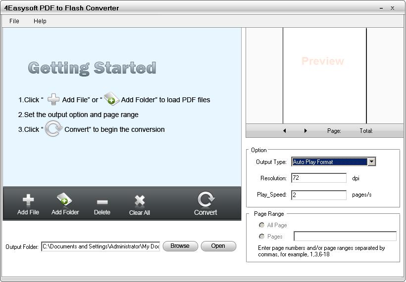 4Easysoft PDF to Flash Converter