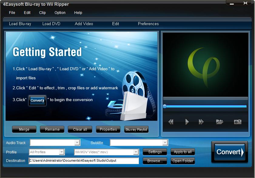 4Easysoft Blu-ray to Wii Ripper